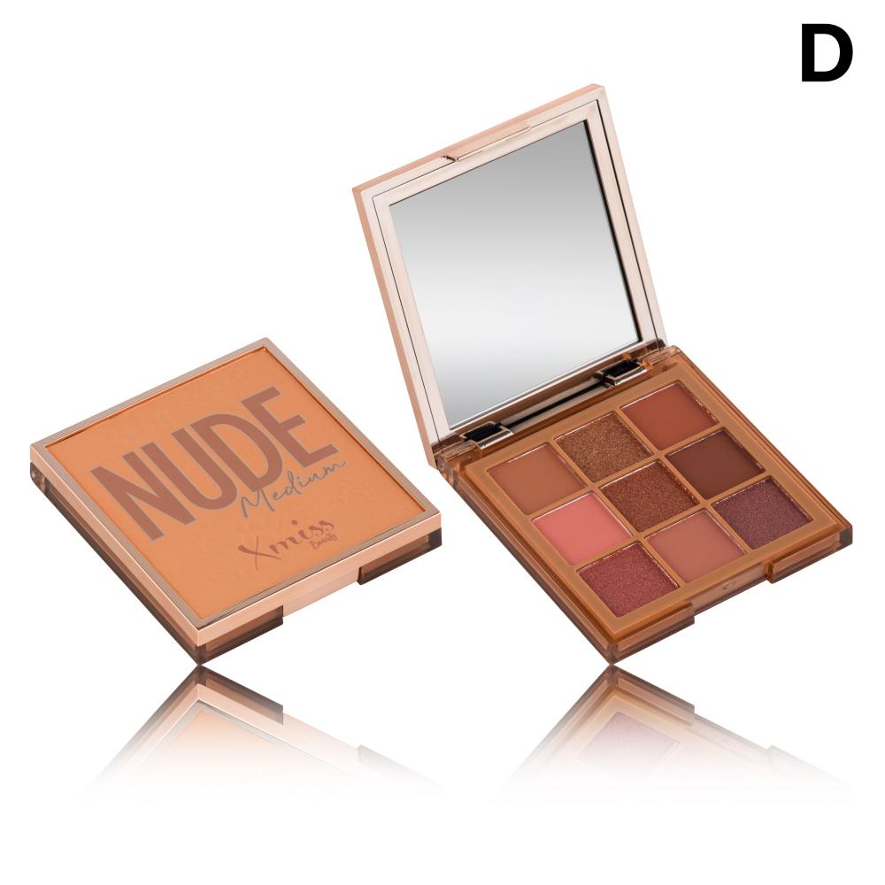 XMISS BEAUTY NUDE MEDIUM EYESHADOW 9COLORS # D