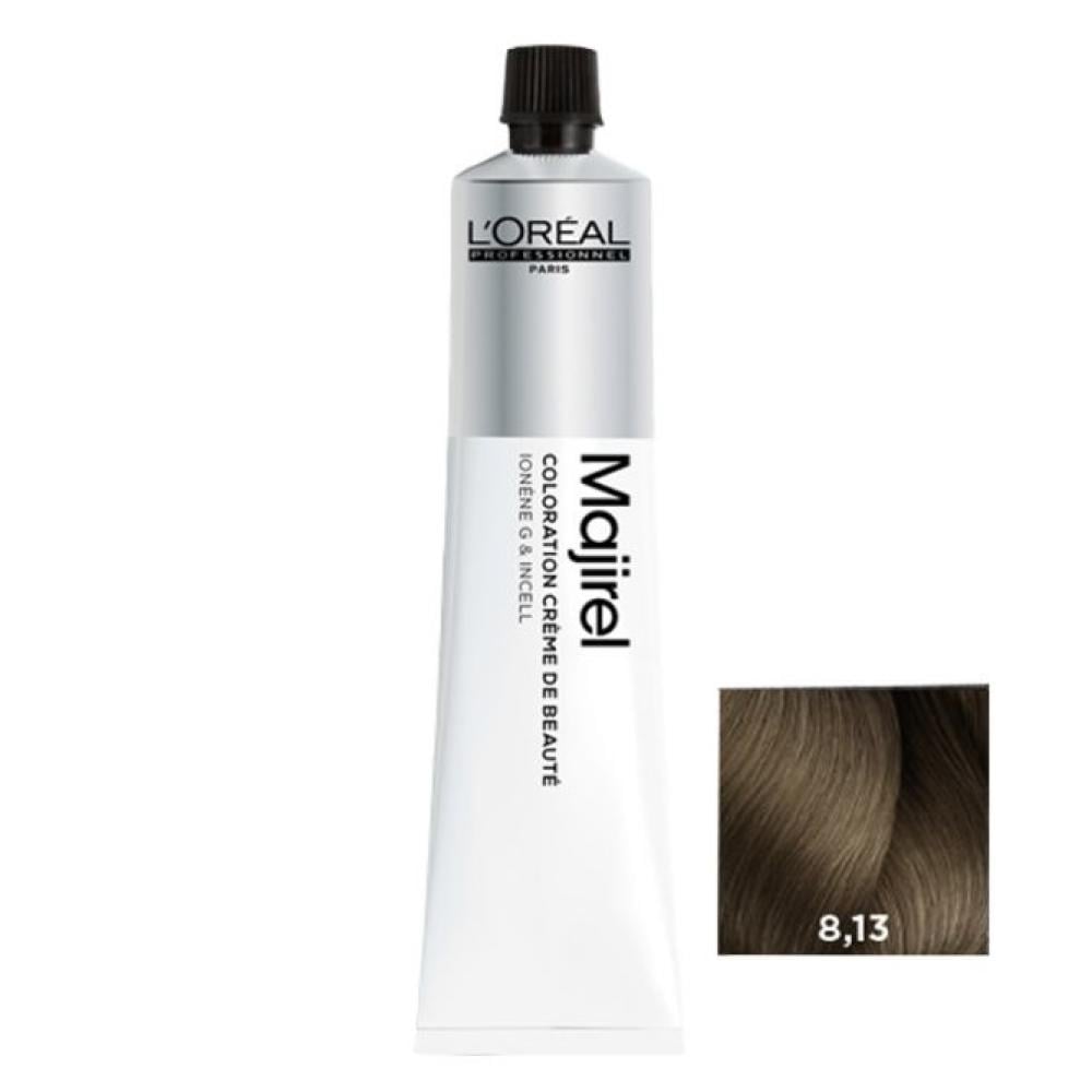 LOREAL PROFESSIONEL MAJIREL COLORATION CREAM LIGHT COOL BEIGE BLONDE 8.13