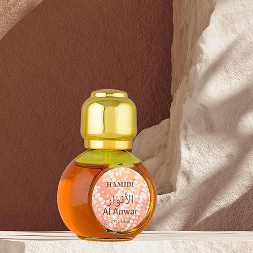 زيت عطري الأنوار من حامدي مركز خالي من الكحول 15مل