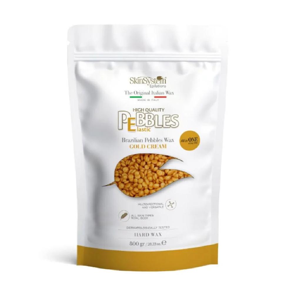سكن سيستم شمع حبيبات كريم ذهبي لإزالة شعر الجسم 800جرام