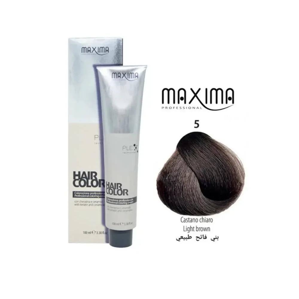 مكسيما Maxima صبغة شعر بني فاتح طبيعي رقم 5