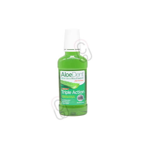 ALOEDENT TRIPPLE ACTION MOUTH WASH 250ML -   Care-Window