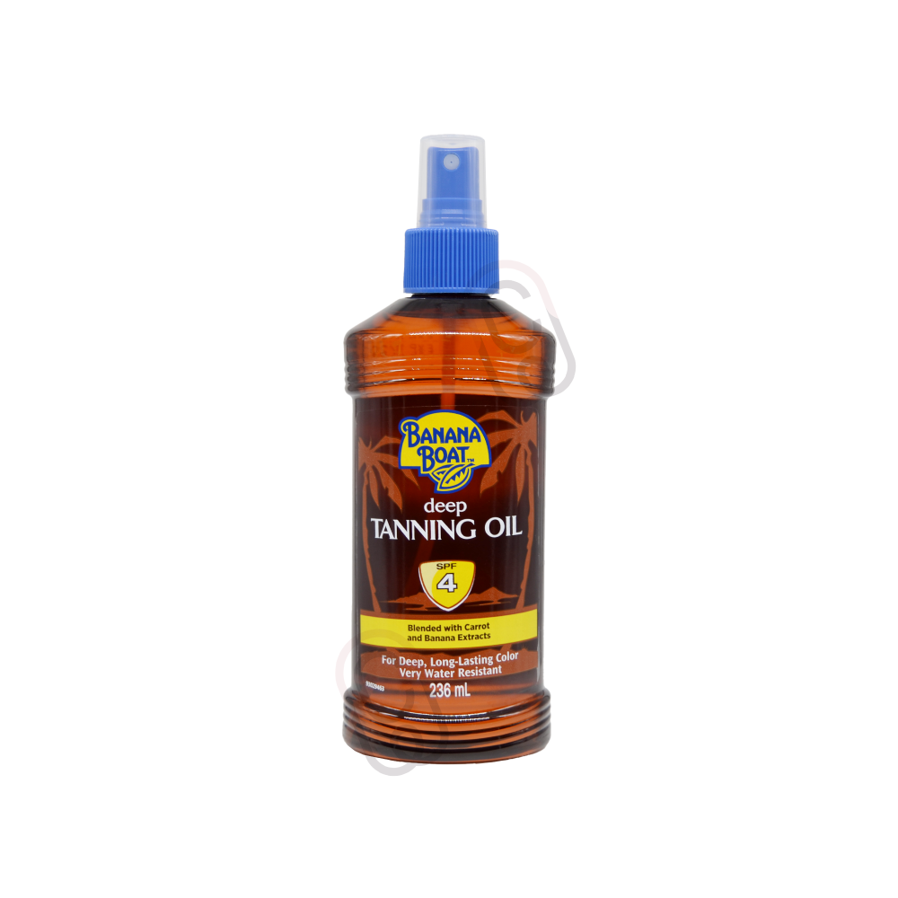 بانانا بوت واقى شمس زيت التسمير العميق 236 مل - SPF 4