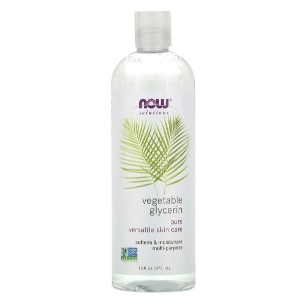 NOW SOLUTIONS VEGETABLE GLYCERINE 100%PURE VERSATILE473ML
