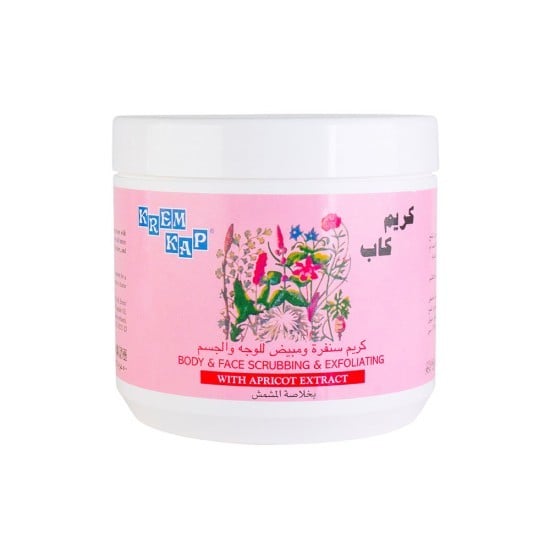 KAB FACE & BODY SCRUB WITH APRICOT EXTRACT 500GM