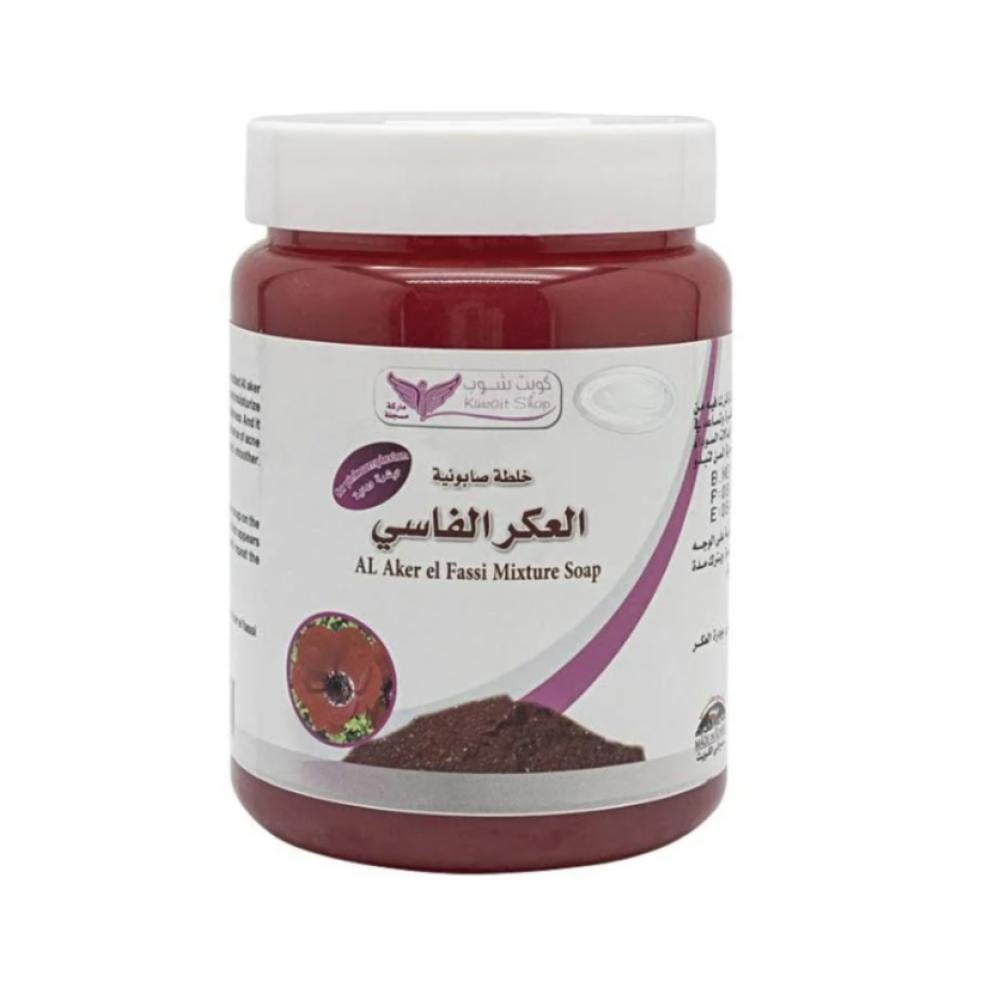 كويت شوب خلطة صابونية العكر الفاسي لتنظيف و ترطيب البشرة 500جرام