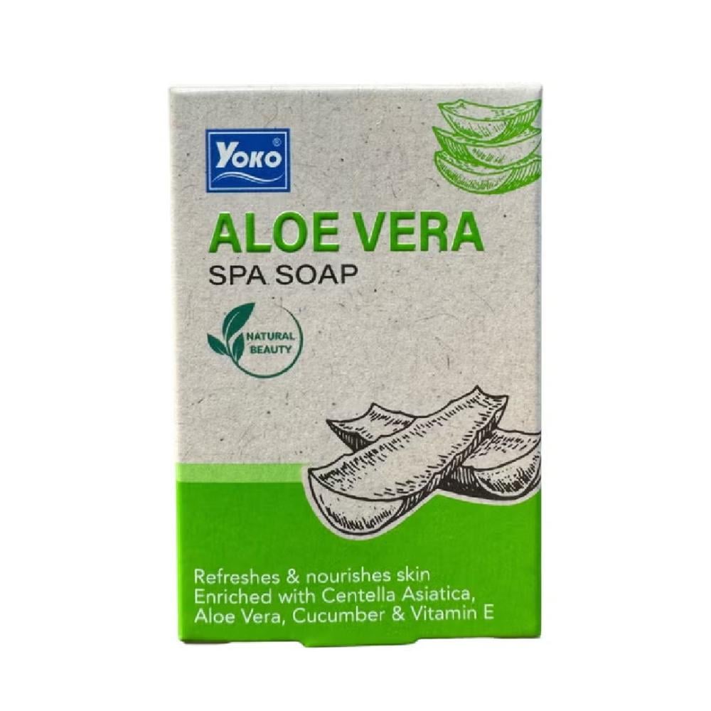 يوكو صابون الالوفيرا لانتعاش و تغذية البشرة بالسنتيلا و الخيار و فيتامين إي 90جرام