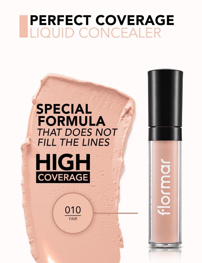 فلورمار بيرفيكت كوفرج PERFECT COVERAGE كونسيلر خافي العيوب سائل رقم 10 فير  5مل