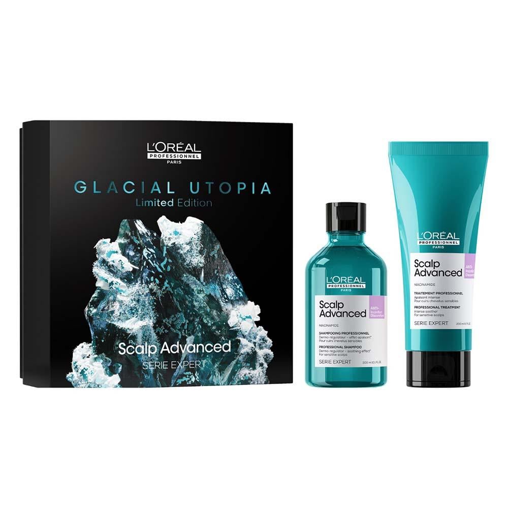 لوريال بروفسيونال سكالب ادفانسد SCALP ADVANCED NIACINAMIDE مجموعة العناية بفروة الرأس الدهنية الحساسة شامبو وبلسم