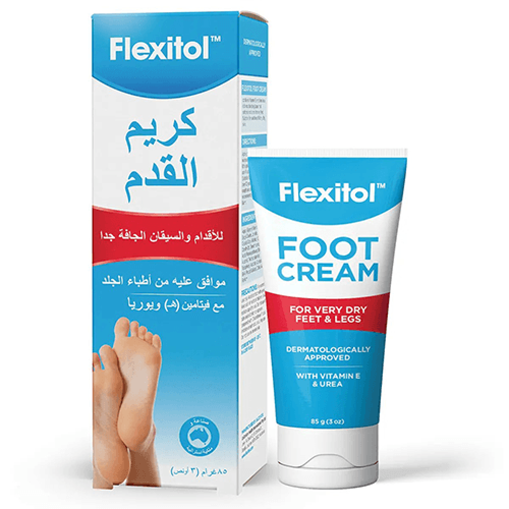 FLEXITOL FOOT CREAM FOR VERY DRY FEET AND LEGS 85GM نافذة
