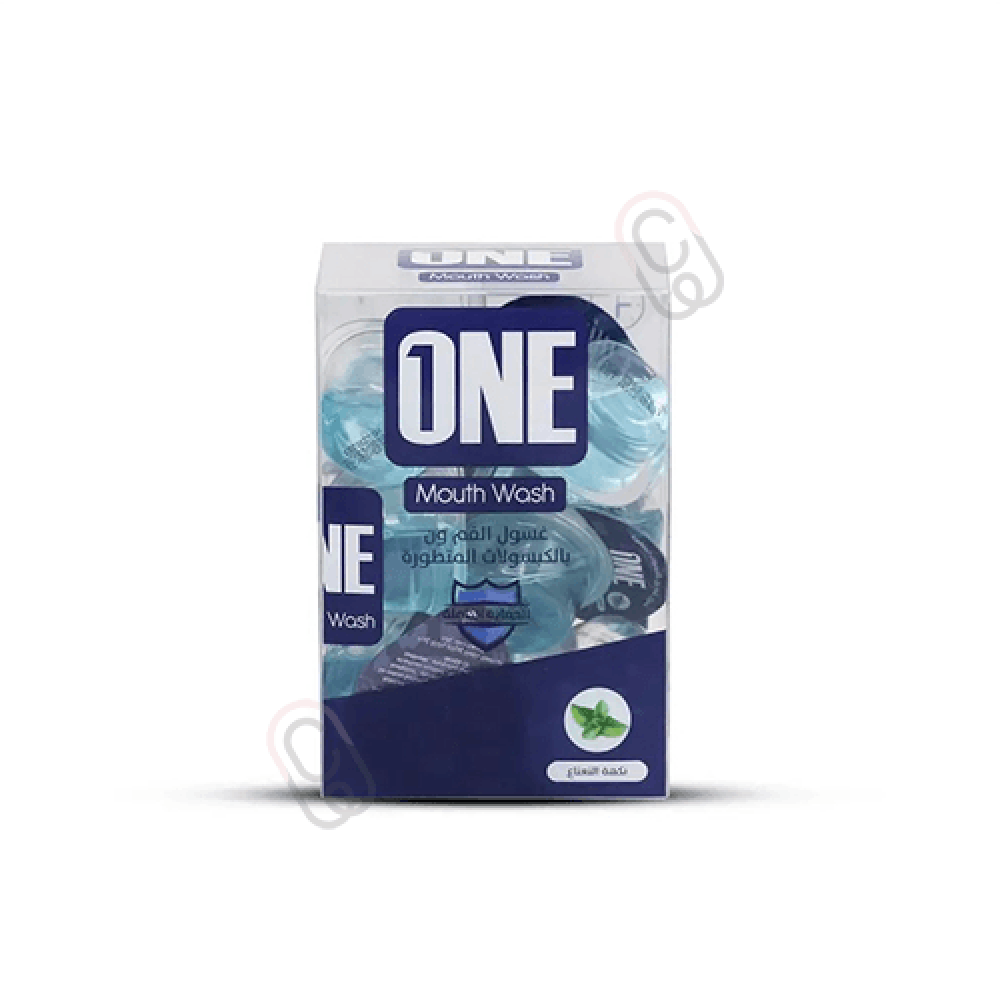 One Mouthwash Capsules in Mint Flavor 20 Capsules