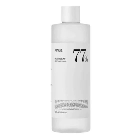ANUA HEARTLEAF 77 SOOTHING TONER 500ML