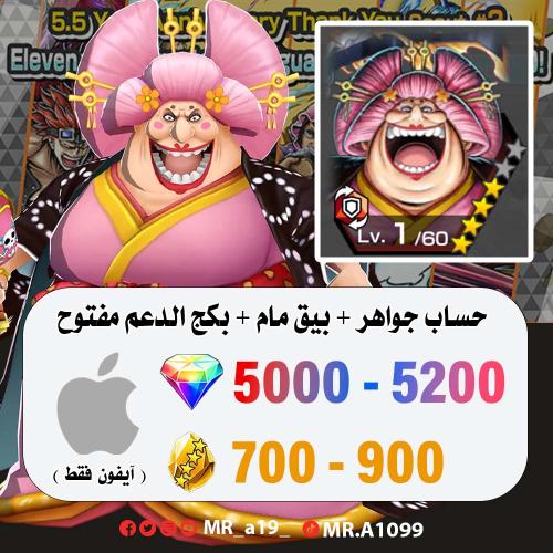 حساب بيق مام المدافعة + بكج الدعم مفتوح + 5000 جوه...