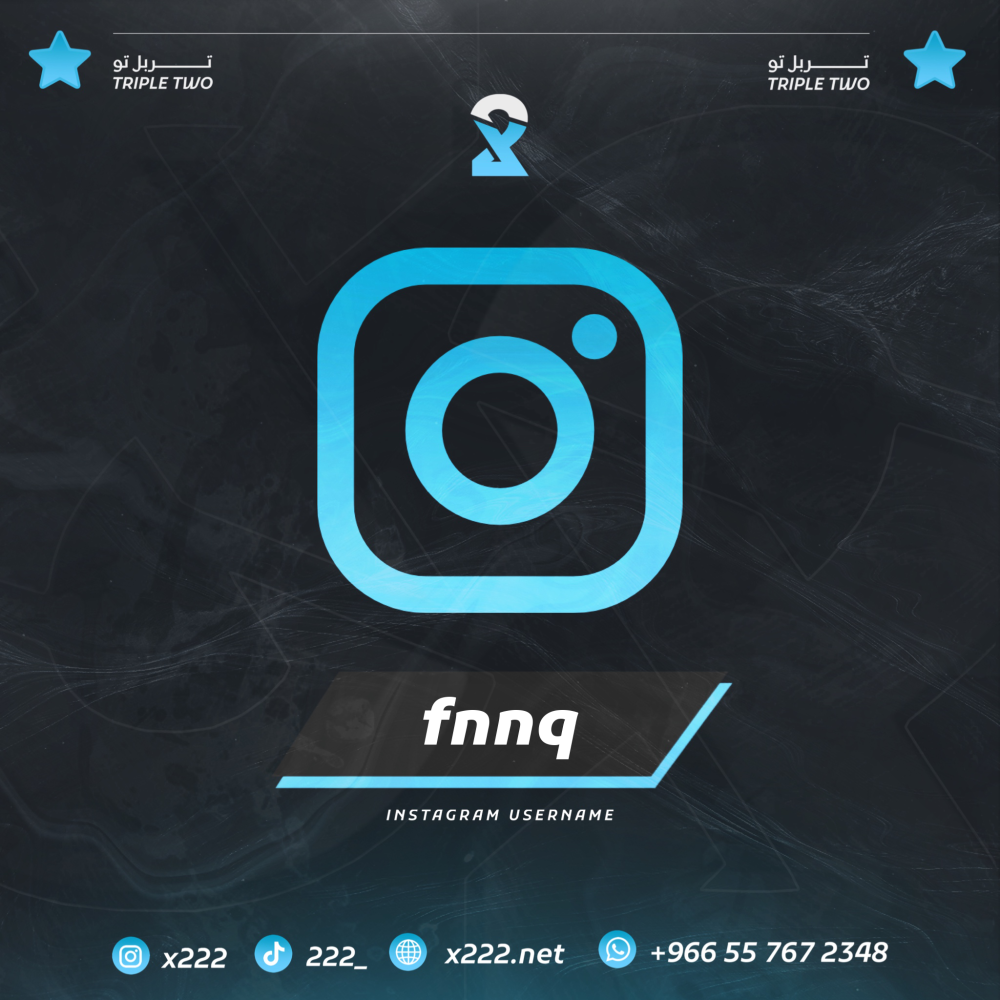 Instagram Username : @fnnq