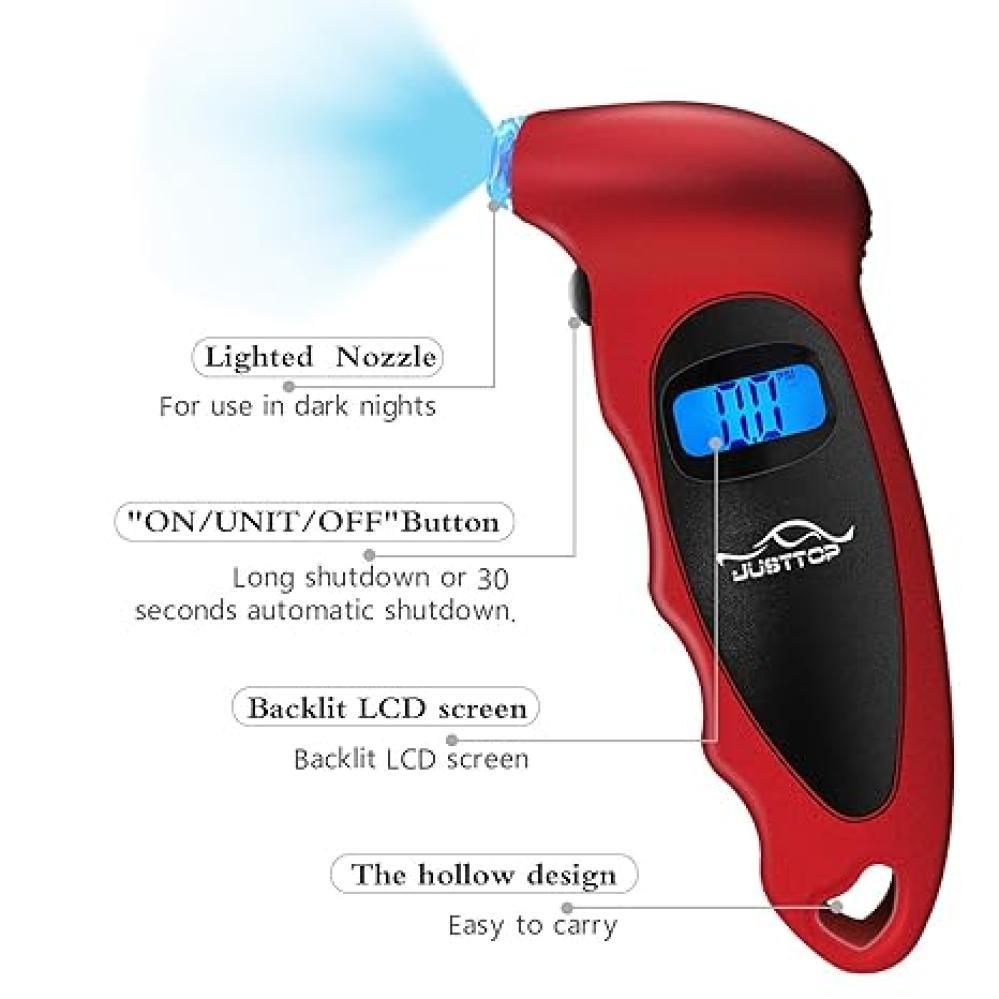 عيار هواء ميشلان احمر