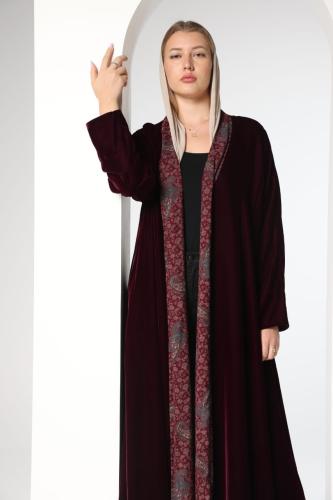 عباية DK BURGUNDY