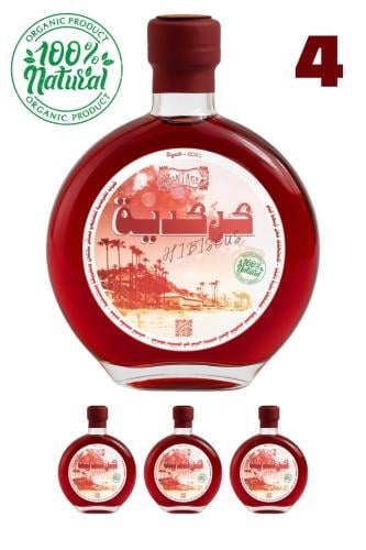 250 مل من عصير الكركدية الطبيعي الاستثنائي