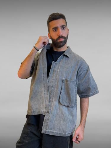 Boxy oversized denim