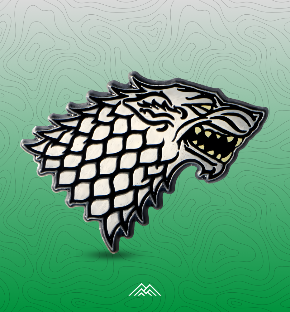 Game of Thrones House Stark Enamel Pin - myCAVE, image size:931x1000