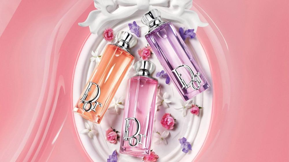 عطور DIOR ADDICT GLOW: Rosy Glow و Purple Glow و Peachy Glow
