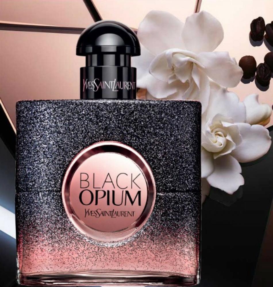 عطر ايف سان لوران بلاك اوبيوم فلورال شوك او دو بارفيوم 90 مل