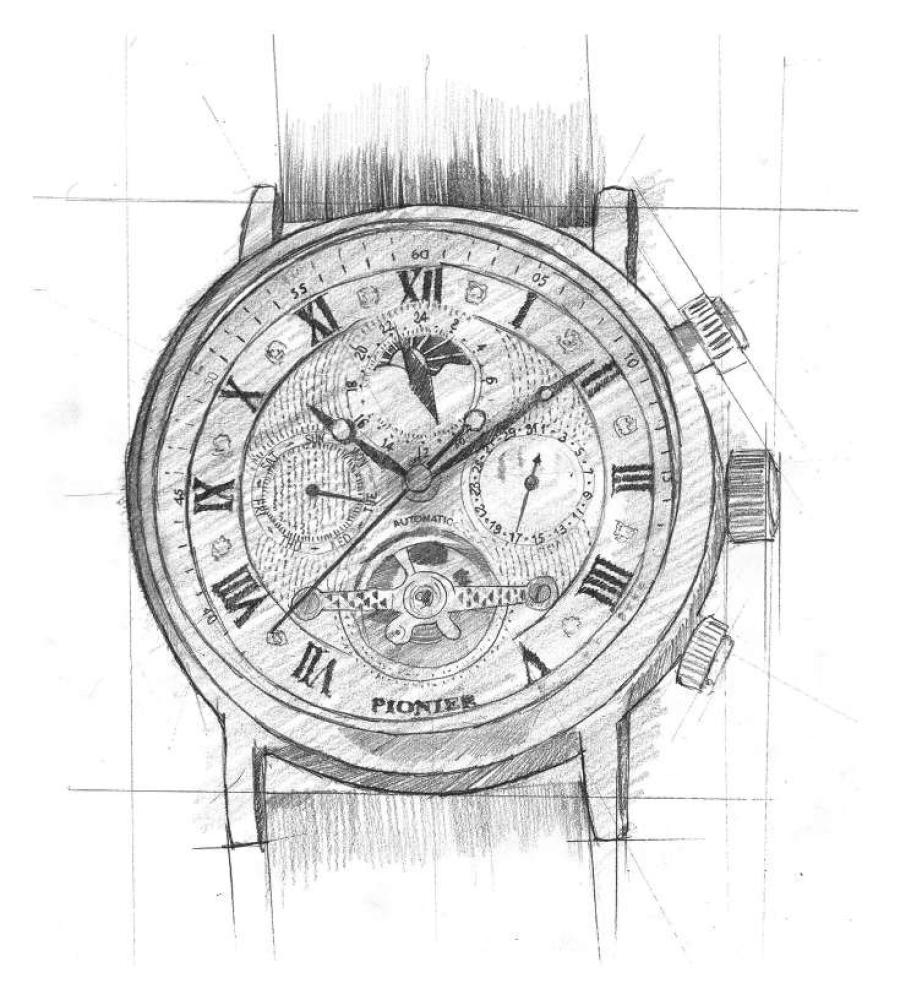 ارتقي بإطلالتك مع ساعة رجالية شيكاغو الكلاسيكية من إلياجنز