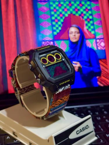 اصدار اليوم الوطني 95 من ساعة كاسيو AE1300