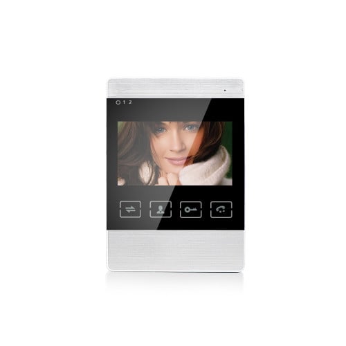 شاشة انتركوم نص لمس 4انش فضي ماركة DKK