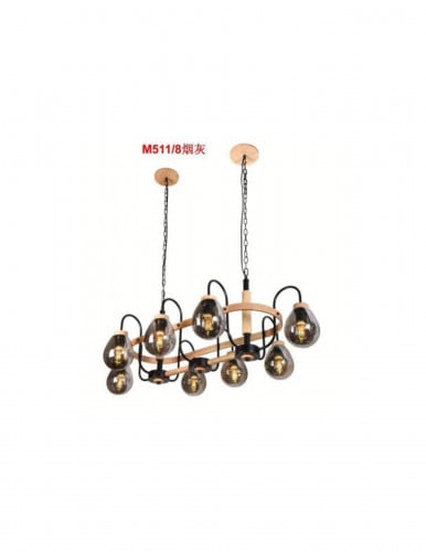 ثريا خشبي ثماني