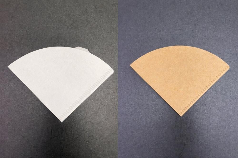 هل فيه فرق في الطعم بين فلتر القهوة الأبيض والبني ؟