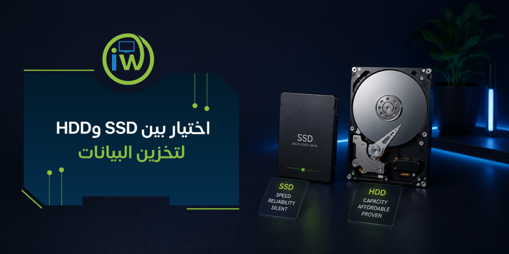 اختيار بين SSD وHDD لتخزين البيانات