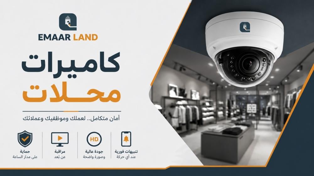 تركيب كاميرات محلات لتحقيق أقصى درجات الأمان