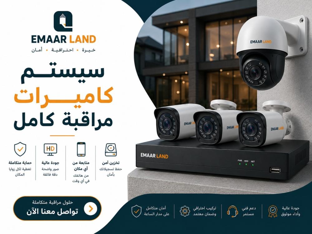 سيستم كاميرات مراقبة كامل
