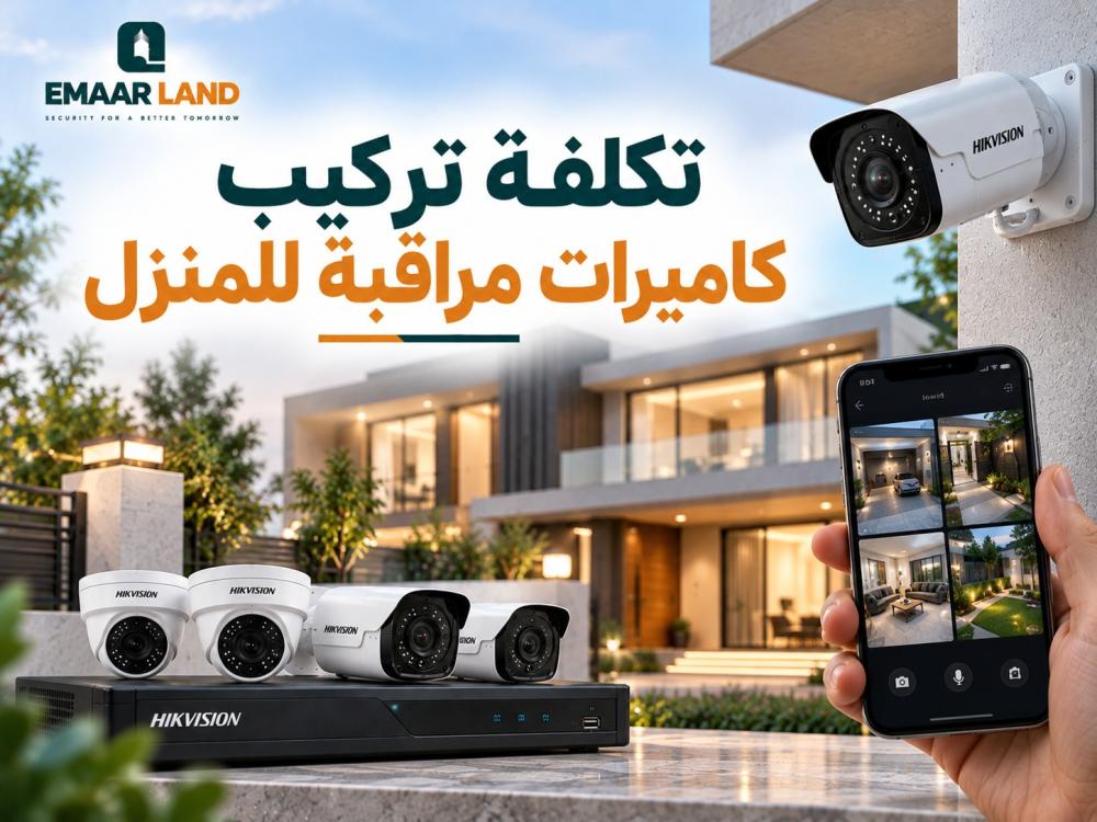 تكلفة تركيب كاميرات مراقبة للمنزل