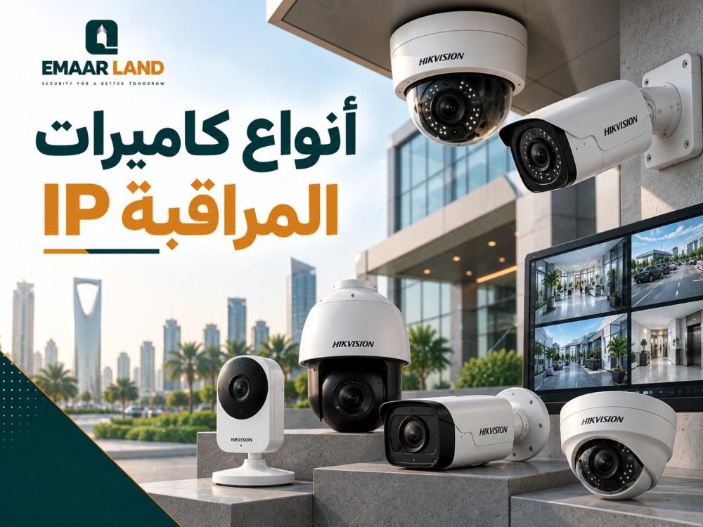 انواع كاميرات المراقبة IP: اكتشف الأفضل واختر الكاميرا المناسبة لأمانك