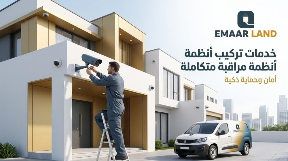 تركيب كاميرات مراقبة: دليلك لحماية ممتلكاتك مع اعمار لاند