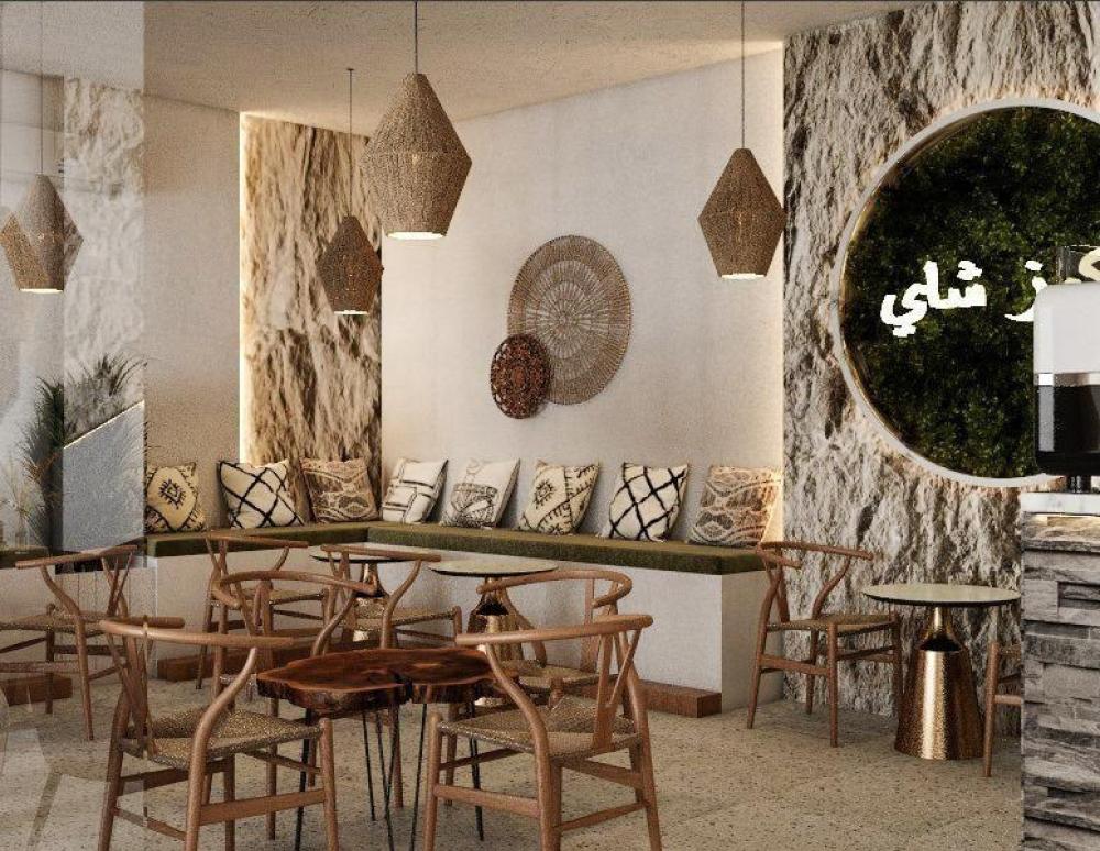 كافيه شاي مودرن بتصميم داخلي من ForDecor
