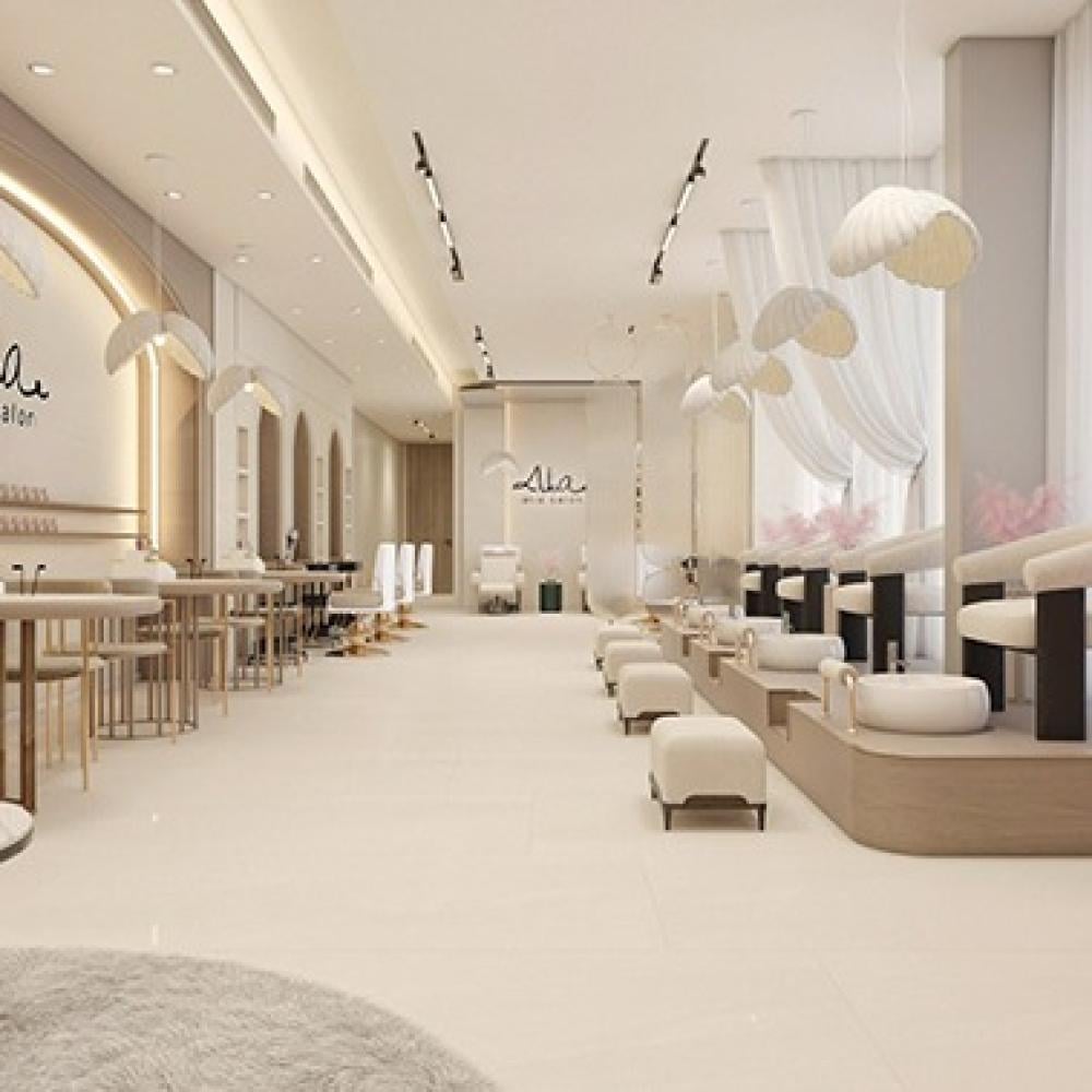 تصميم صالون التجميل في جدة من ForDecor