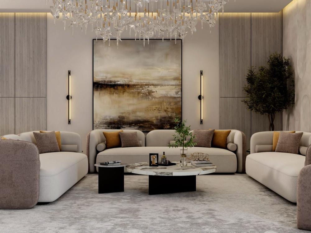 تصميم صالة معيشة في جدة