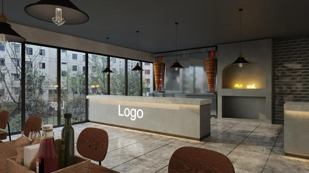 تصميم محل شاورما