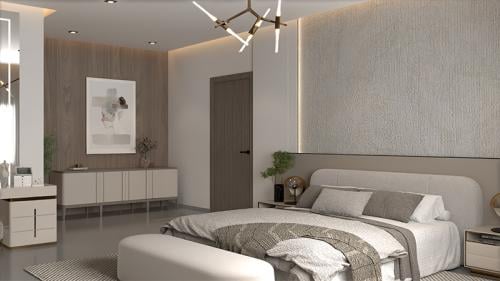 تصميم غرفة نوم 20 متر مربع