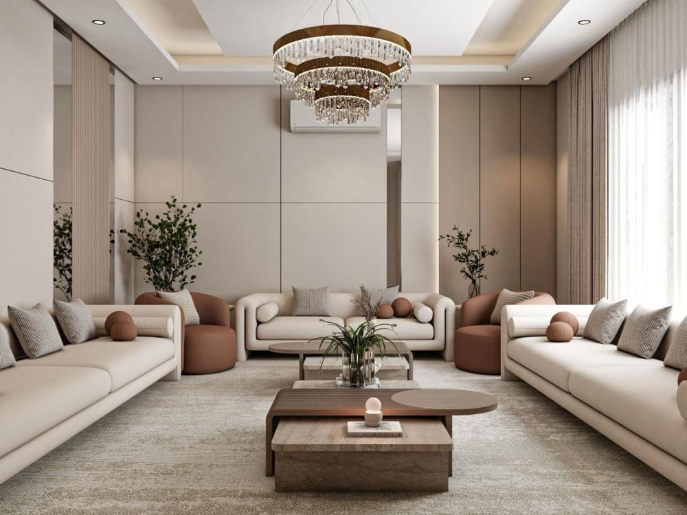 تصميم داخلي مودرن في جدة | أفكار تشطيب راقية للشقق – ForDecor