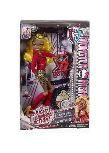 Monster High Frights, Camera, Action! Clawdia Wolf...