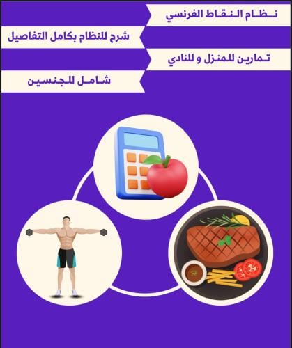 شرح النقاط الفرنسي +تمارين للبيت والنادي+للجنسين
