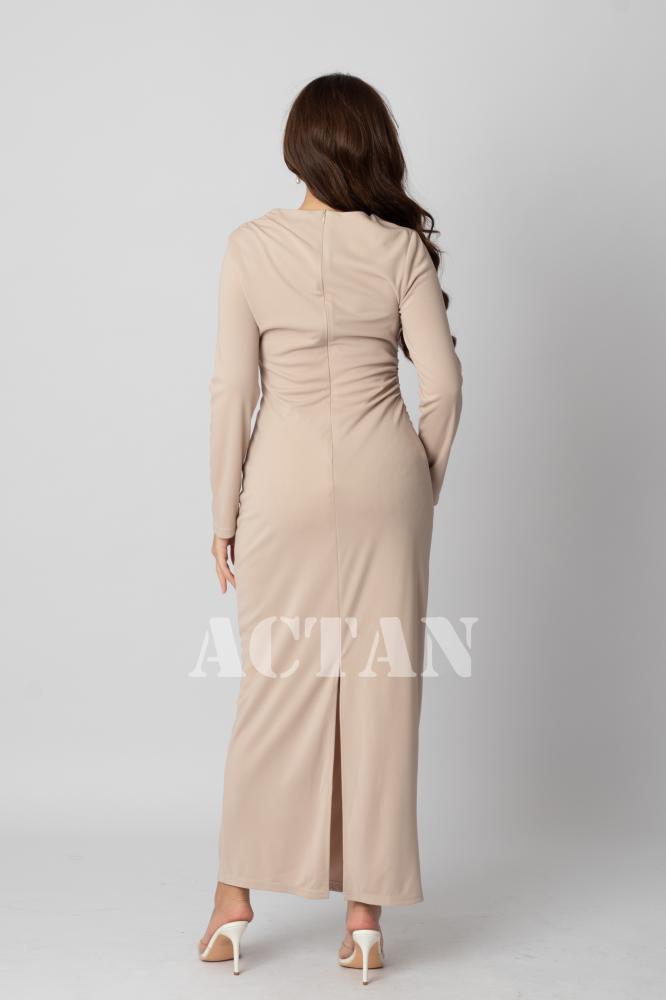 Brooch-embellished bodycon dress المقاس:(S - 36)