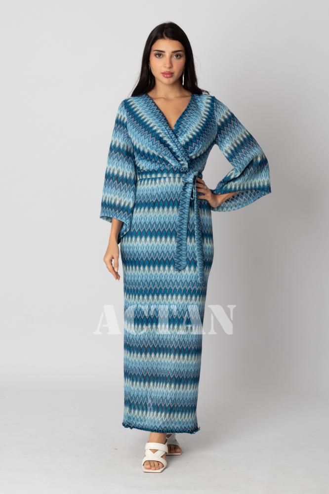 Crochet maxi dress المقاس:(M - 38)
