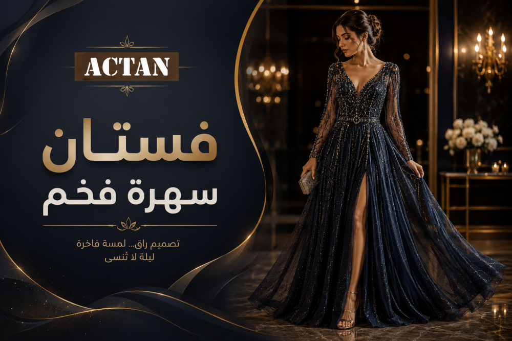 فستان سهرة فخم