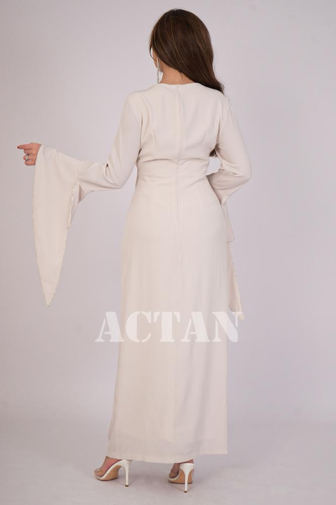 Draped dress with sequins المقاس:(XL - 42)