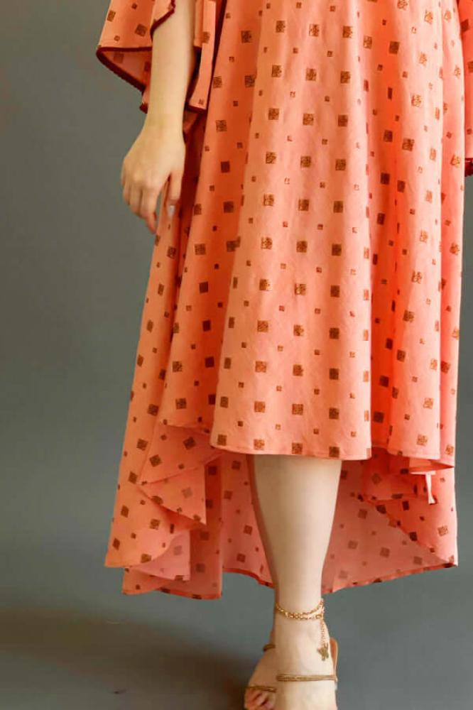 Women's fuchsia wide jalabiya المقاس:(L)