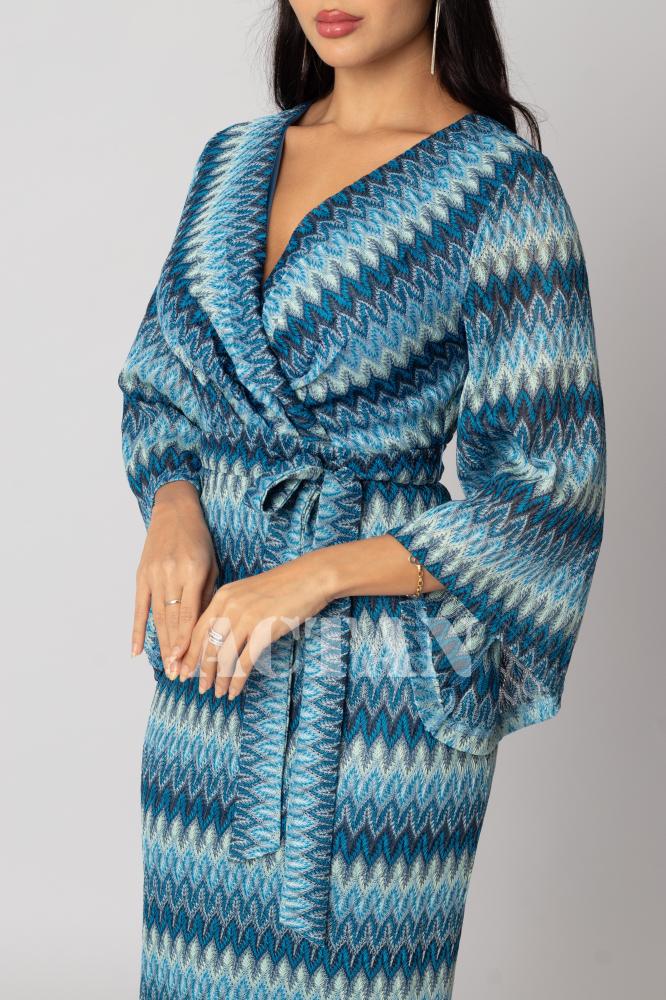 Crochet maxi dress المقاس:(M - 38)